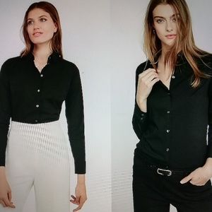 Slim fit long sleeve essential shirt